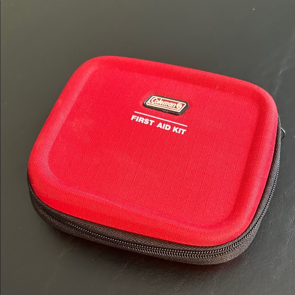 Coleman Red First Aid Kit Case